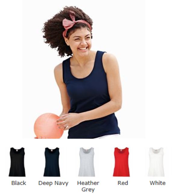 Fruit of the Loom SS77 Lady Fit Valueweight Vest